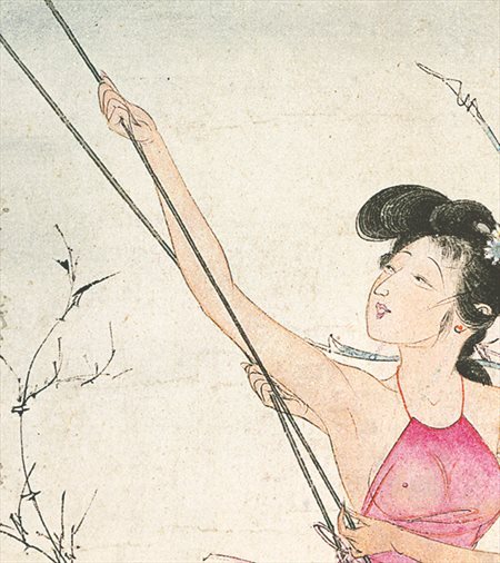 横县-胡也佛的仕女画和最知名的金瓶梅秘戏图
